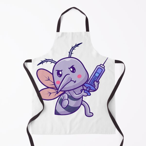 Item preview, cute mosquito holding injection designed and sold by MethukaT.