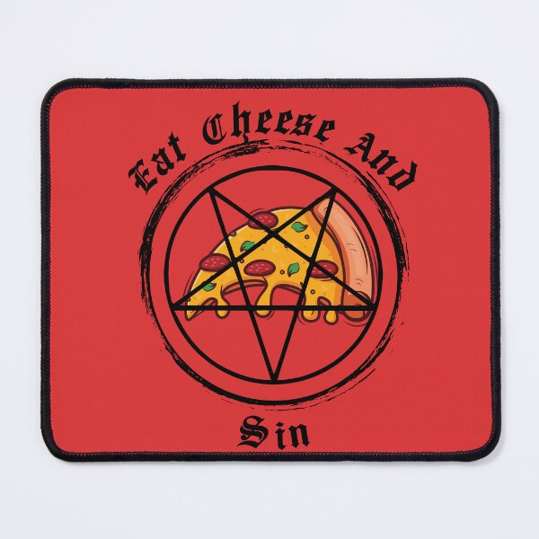 Item preview, Eat Cheese and Sin Pentacle designed and sold by Lylabean22.