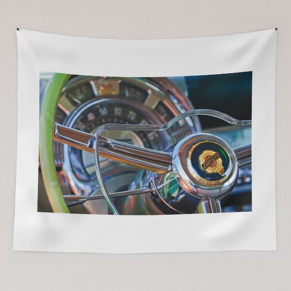 Item preview, 1950 Chrysler New Yorker Coupe Steering Wheel -1633c designed and sold by Jill Reger.