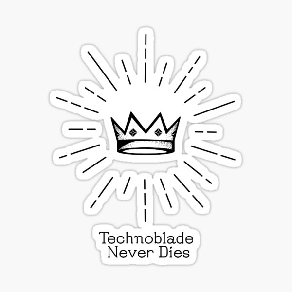 Design hommage à la Technoblade Sticker