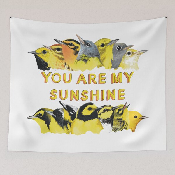Item preview, You Are My Sunshine (Warblers) designed and sold by LauraWolfArtist.