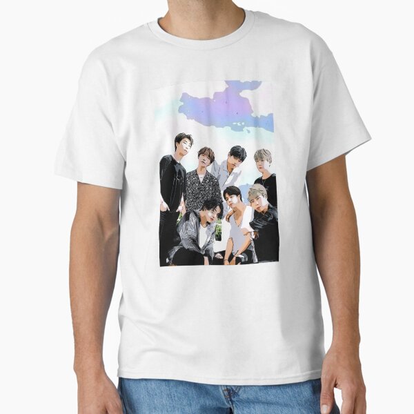 Artikel-Vorschau von Bts Group Kunstdruck - dezentes Pastell-Aquarell, designt und verkauft von Daebakshop.