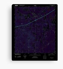 USGS TOPO Map Florida FL Ponce de Leon 20120801 TM Inverted Canvas Print