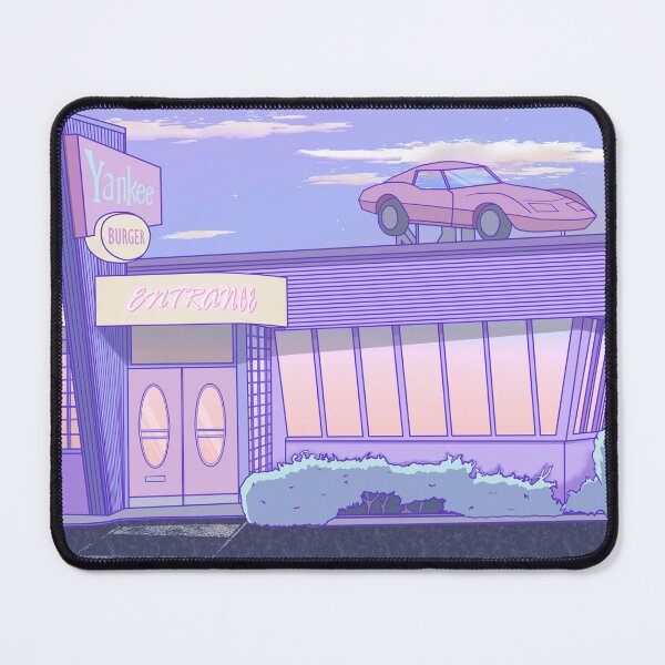 Item preview, Amanecer, hamburguesa y patatas fritas: restaurante de comida americana retro nostálgica de los años 80 en Hull, Yorkshire designed and sold by MashedTaytee.