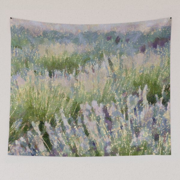 Item preview, Lavender Fields Abstract Art  designed and sold by taiche.