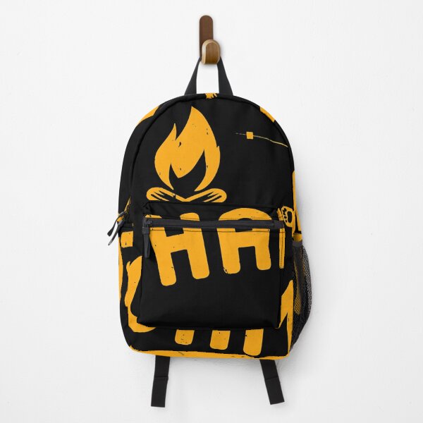Item preview, Funny Happy Camper With Bear And Bonfire designed and sold by BennetJaco.