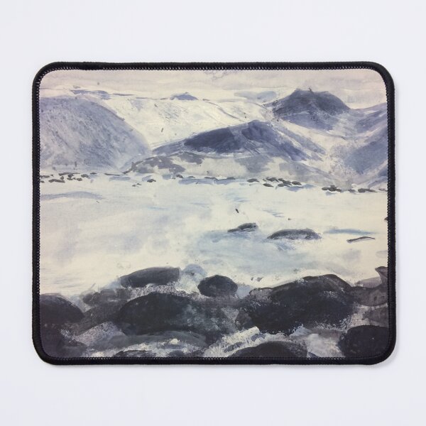 Item preview, Snowy mountain scene designed and sold by Juliejart.