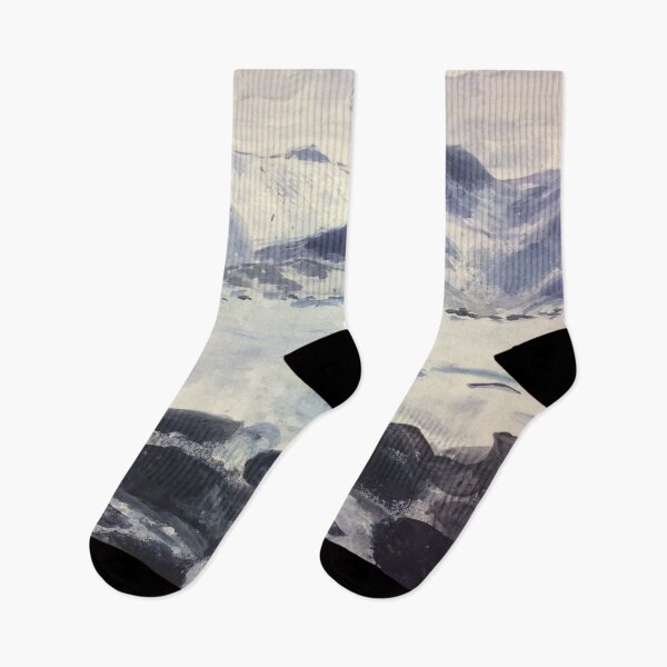 Item preview, Snowy mountain scene designed and sold by Juliejart.