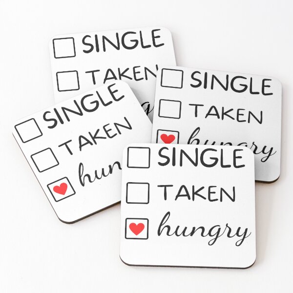Item preview, Single taken hungry designed and sold by PrintLess-77.