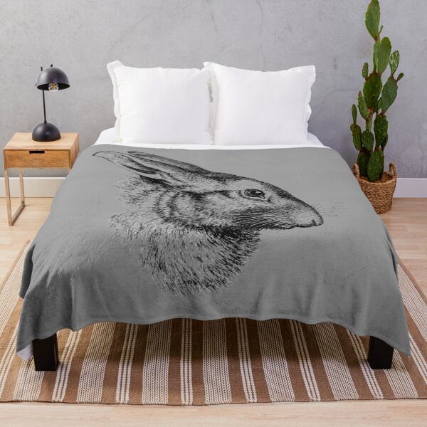 Item preview, Bunny T-ShirtRabbit Bunny Hare Cute Realistic Drawing Wildlife Animal designed and sold by AllunaMaris.