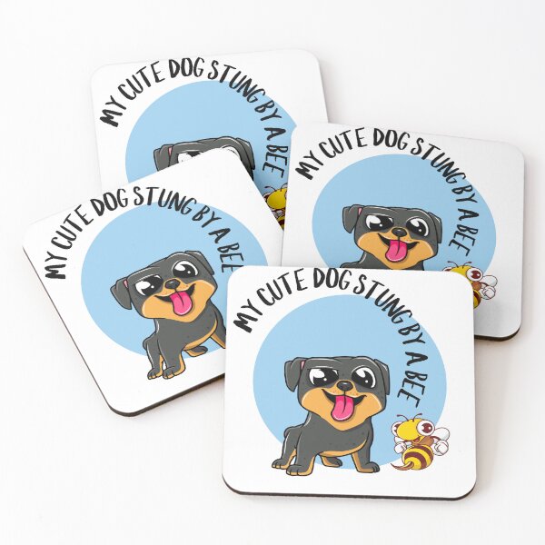 Item preview, My Cute Dog Stung by a Bee with Playing designed and sold by dineshshop1.
