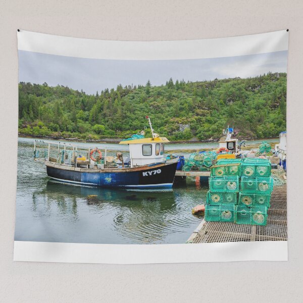 Item preview, Fishing Boat in Plockton, Scotland designed and sold by Graham Prentice.