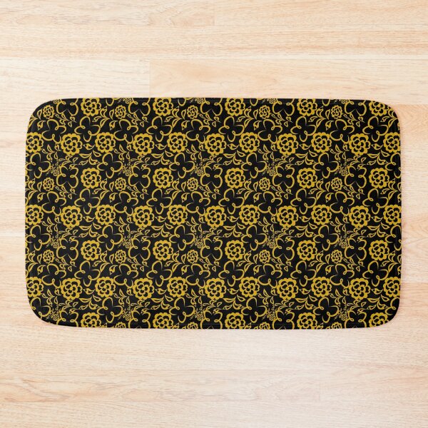 Item preview, Gold Flowers and Butterflies lace designed and sold by LanDiMonk.