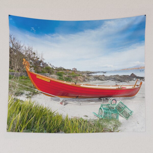 Item preview, The Red Boat of Iona designed and sold by heidipics.