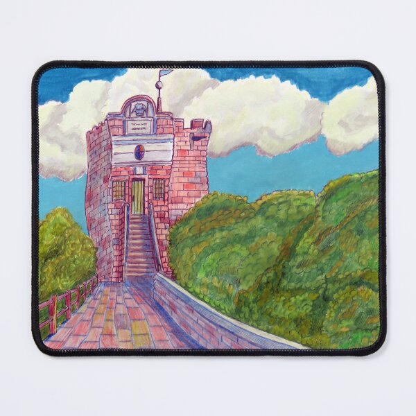 Item preview, 664 - KING CHARLES'S TOWER CHESTER - DAVE EDWARDS - GOUACHE & COLOURED PENCILS - 2022 designed and sold by BLYTHART.