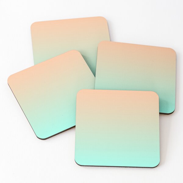 Item preview, Cool Peach and Teal Blue Gradient designed and sold by Kodexstore.