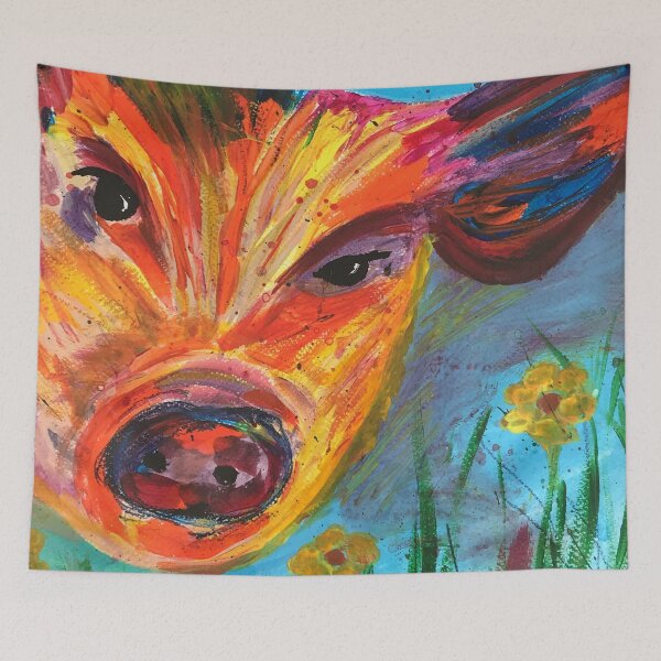 Item preview, Psychedelic Pig designed and sold by Juliejart.