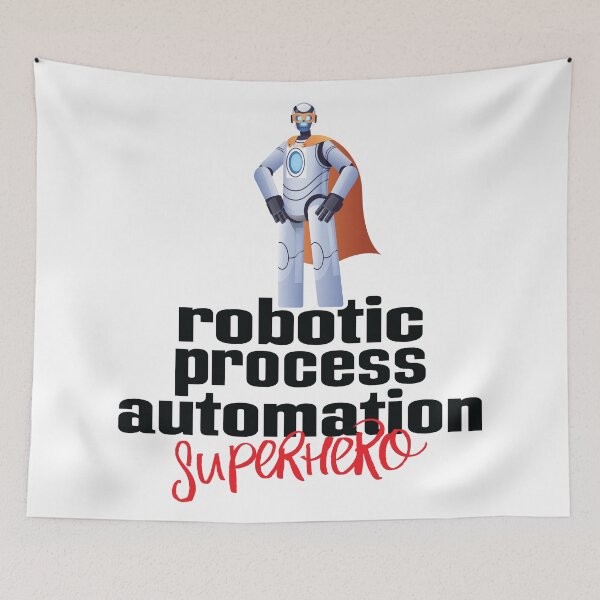 Item preview, Robotic Process Automation Superhero Robot designed and sold by ProjectRobotics.
