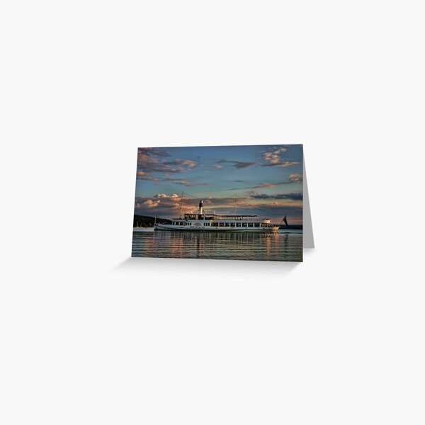 Bavarian Steamboat Greeting Card