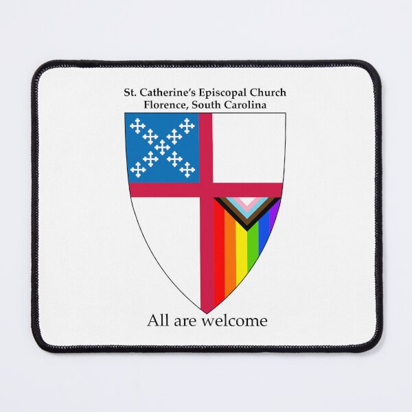 Item preview, St. Catherine’s Episcopal Church - Florence, South Carolina - 6 Colour Progressive Pride Shield designed and sold by litmusician.