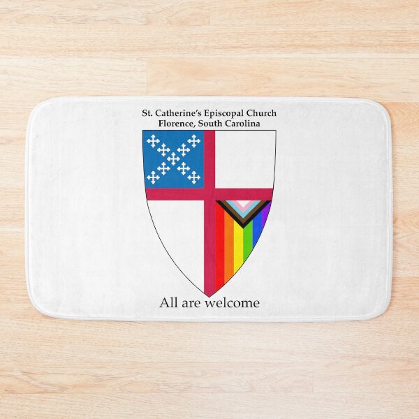 Item preview, St. Catherine’s Episcopal Church - Florence, South Carolina - 6 Colour Progressive Pride Shield designed and sold by litmusician.
