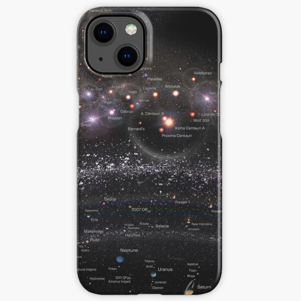VERTICAL MAP OF THE UNIVERSE ENG (May 2022 Update!) *RECOMMENDED* iPhone Case