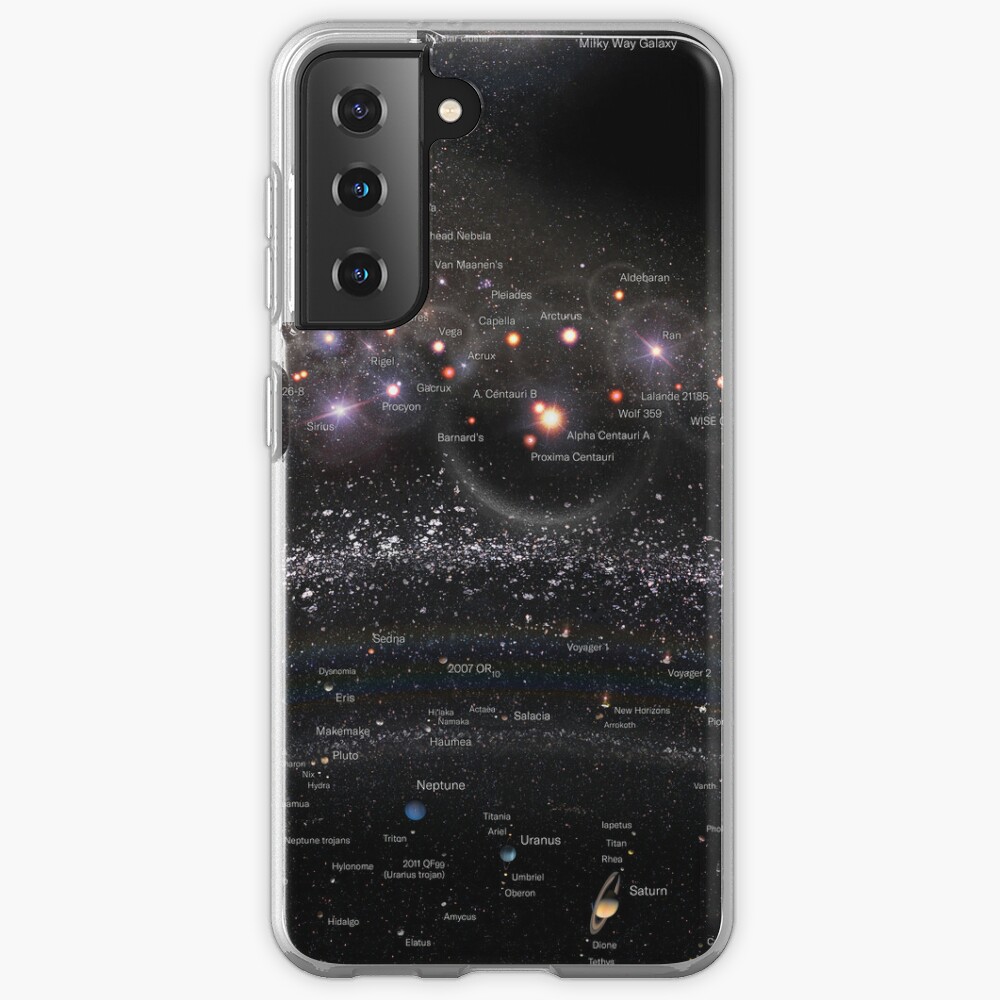 VERTICAL MAP OF THE UNIVERSE ENG (May 2022 Update!) *RECOMMENDED* Samsung Galaxy Phone Case