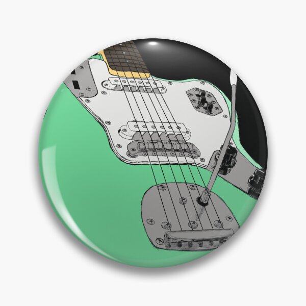 Item preview, Cartoon Jaguar Guitar designed and sold by TheGlitchSwitch.