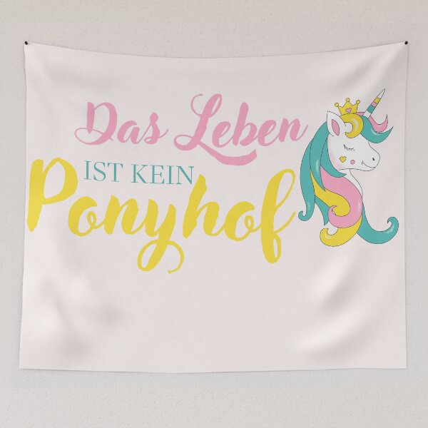 Item preview, das leben ist kein ponyhof designed and sold by vera-vera.