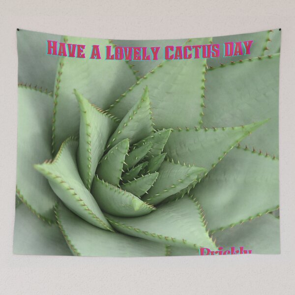 Item preview, Prickly Succulent Sage Green Lovely Cactus Summers Day  designed and sold by Darlene Douglas-Jackson.