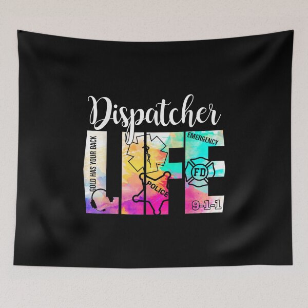 Item preview, 911 Police Emergency Dispatcher - Life gold has your back designed and sold by AgnesGeller.