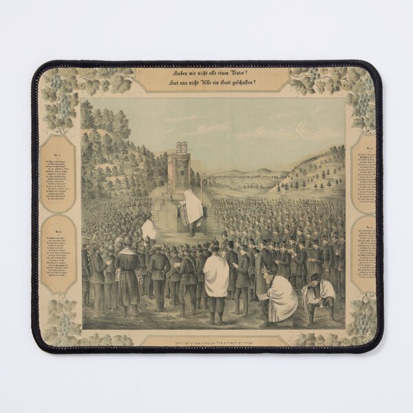 Item preview, Day of Atonement by the Israelite Soldiers Before Metz (1870) designed and sold by allhistory.