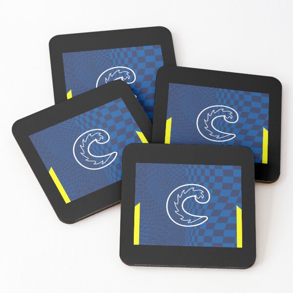 Item preview, Chelsea Home Shirt Jersey 2021 2022 Zig Zag Checkerboard C Rebrand Sticker designed and sold by contawana1s.
