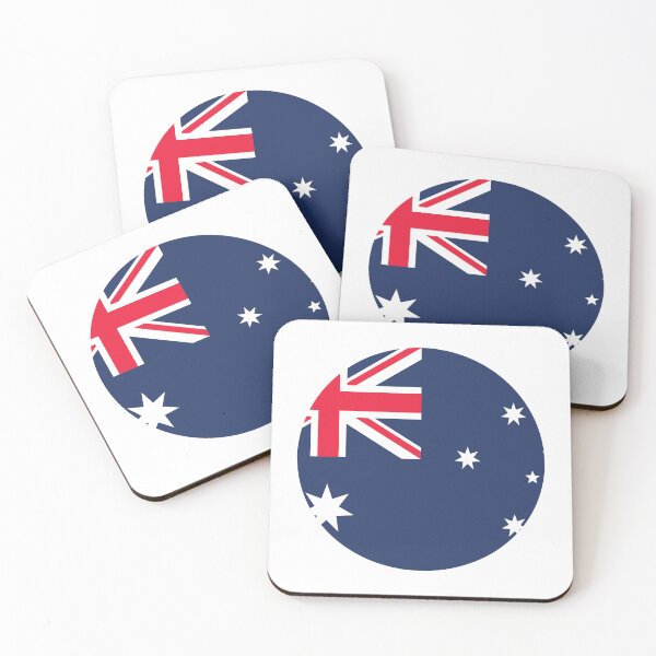 Item preview, Australia Circle Flag (On White) designed and sold by STUDIO-72.
