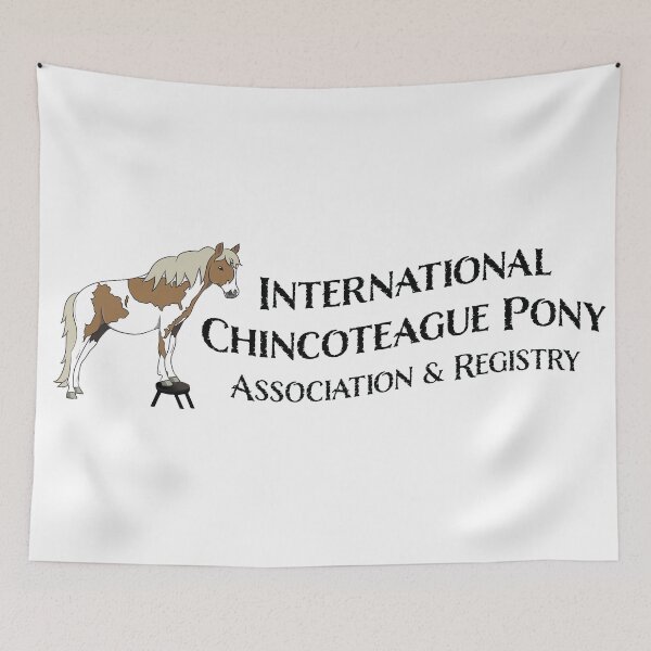Item preview, ICPAR Logo - Landscape Full Color designed and sold by International Chincoteague Pony Association & Registry.