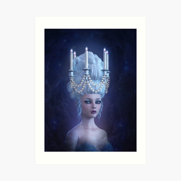 Surreal Rococo Enlightenment Art Print
