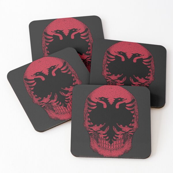 Item preview, Skull Albania Flag designed and sold by pretty4u.