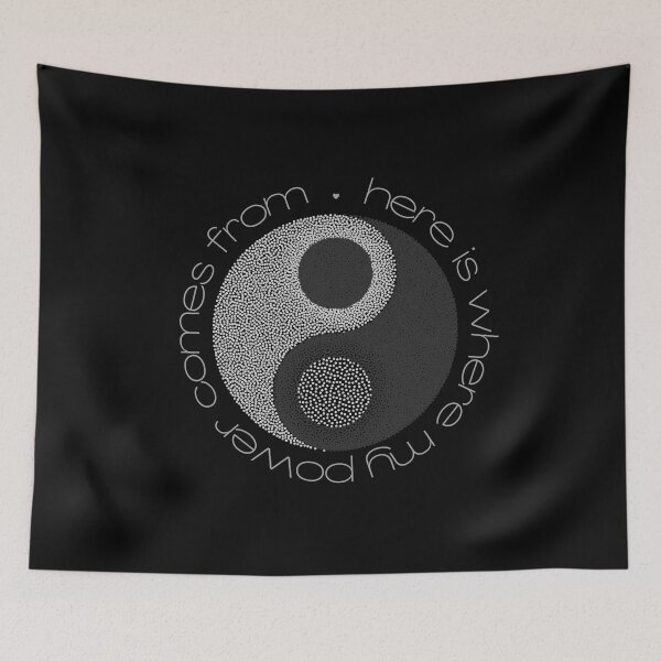 Artikelvorschau, Ying-Yang-Power-Top entworfen und verkauft von MagicWolfStar.