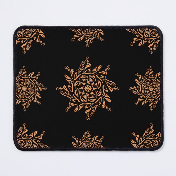 Item preview, Ethnic Asia Art Flower Orange designed and sold by 47ArtDesign.