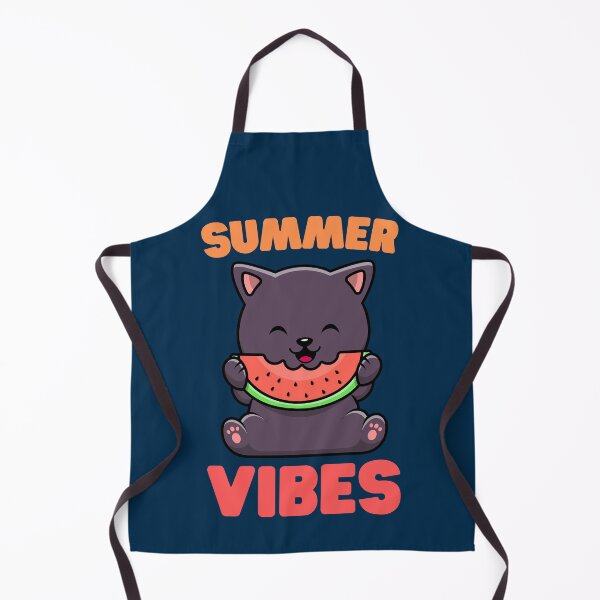 Artikelvorschau, | Sommerstimmung | Hübsche Katze | Kitty liebt Wassermelone | Kawaii-Katze | Katze liebt Wassermelone | Lila Katze | entworfen und verkauft von Keep Smiling.
