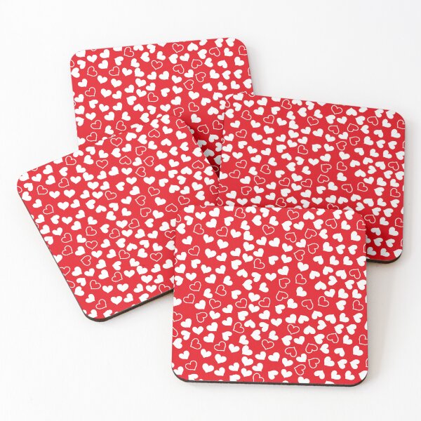Item preview, Seamless stylish red pattern with hearts designed and sold by paolboa.
