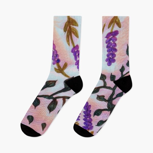 Item preview, Light Lavender Flowers Art  designed and sold by mindmaster007.