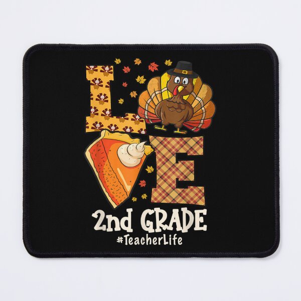 Item preview, 2021 Thanksgiving Love 2nd grade Teacher Turkey Autumn Fall designed and sold by AgnesGeller.