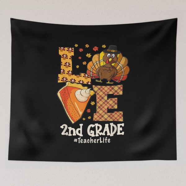 Item preview, 2021 Thanksgiving Love 2nd grade Teacher Turkey Autumn Fall designed and sold by AgnesGeller.