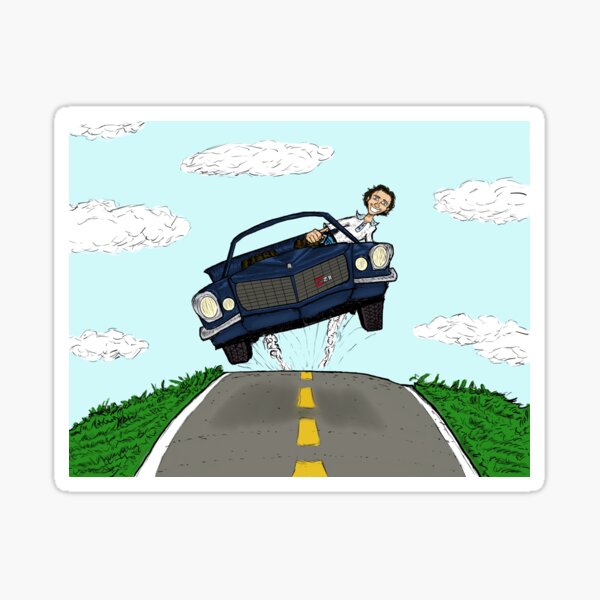 Doing 70 in a 28 Sticker