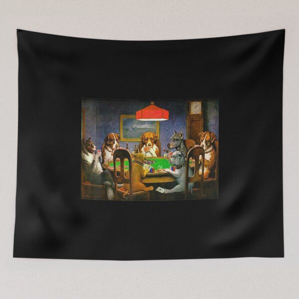 Item preview, A Friend in Need (Dogs Playing Poker) designed and sold by AgnesGeller.