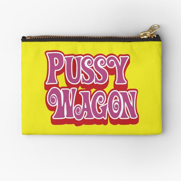 Pussy Wagon - Logotipo doble Bolsos de mano
