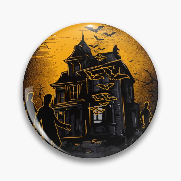Item preview, haunted house halloween zombie horror bats designed and sold by Hartics.