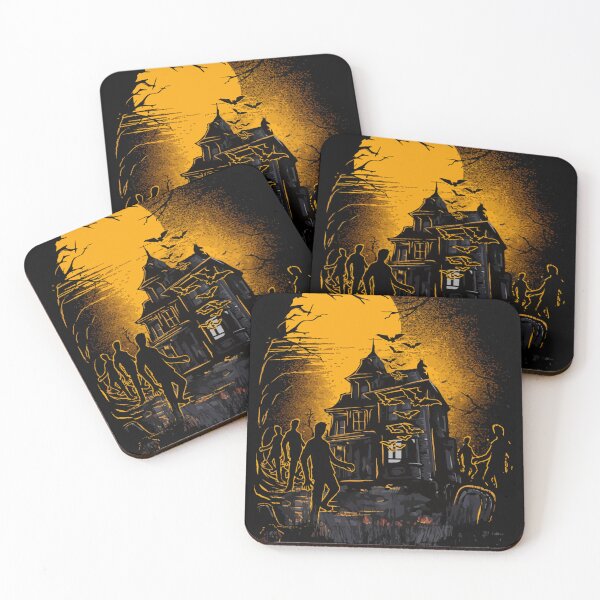 Item preview, haunted house halloween zombie horror bats designed and sold by Hartics.