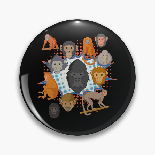Item preview, Monkey Children Monkey Species designed and sold by MooonTees.
